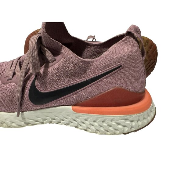 Nike Womens Epic React Flyknit 2 Plum Dust 2019 BQ8927-500 Size 9.5 - Picture 4 of 9